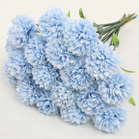 Artificial Chrysanthemum Bouquet Set – 12-Piece Faux Flowers