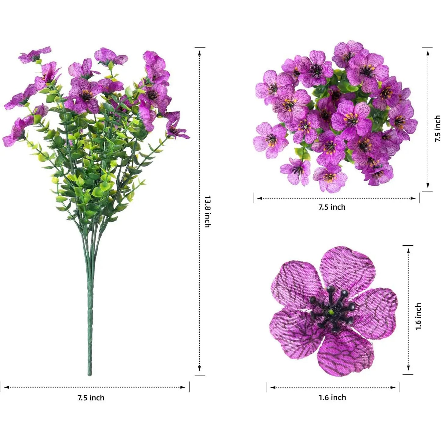Artificial Eucalyptus Flower Stem Home & Event Decor