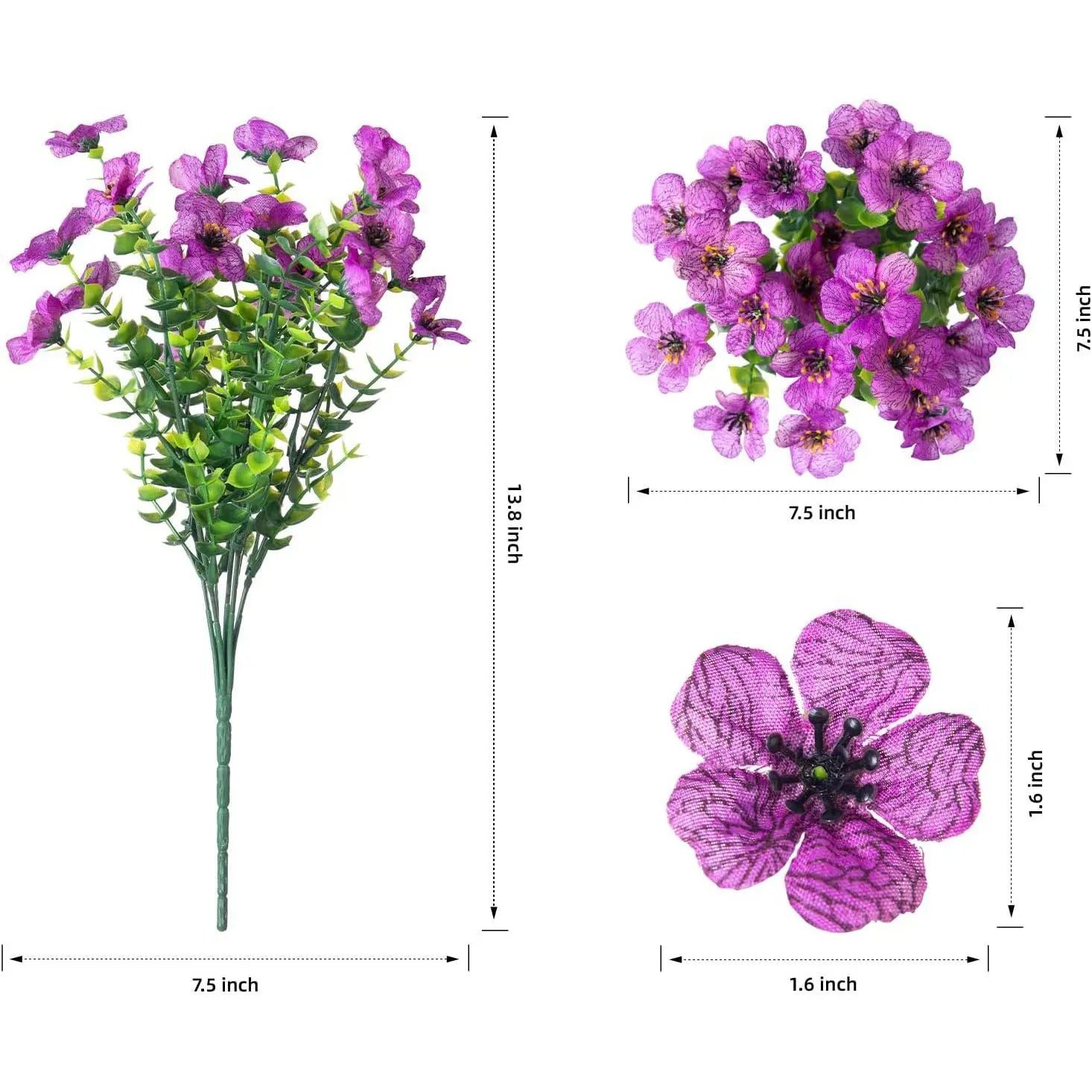 Artificial Eucalyptus Flower Stem Home & Event Decor