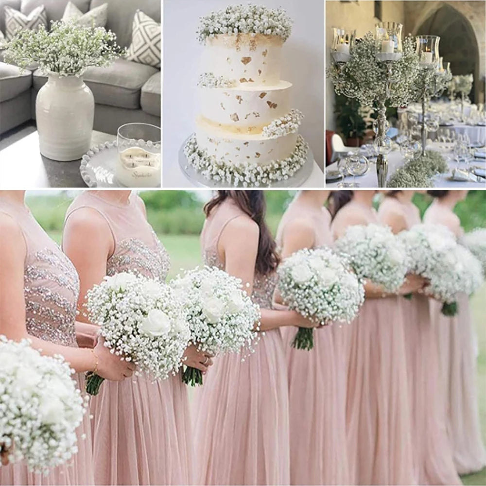 Artificial Baby’s Breath Gypsophila Bouquet for Decor