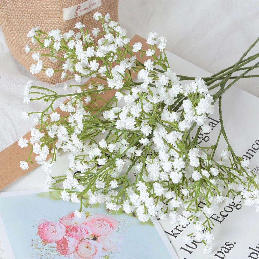 Artificial Baby’s Breath Gypsophila Bouquet for Decor