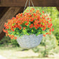 Artificial Eucalyptus Violet Bouquet For Home Decor