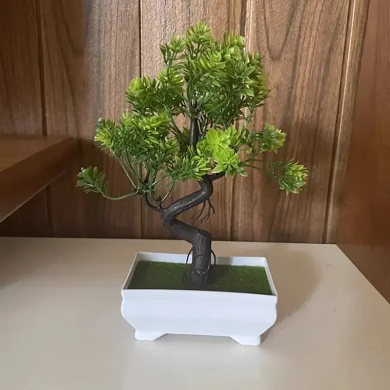 Artificial Potted Bonsai Plant for Home Table Decor